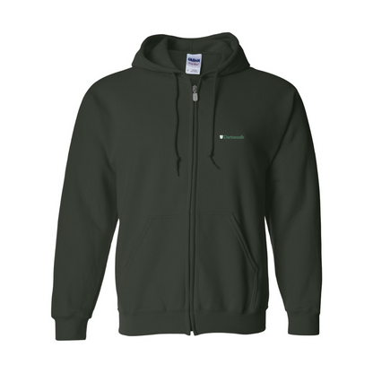 Men's Dartmouth College Gildan  Heavy Blend Full Zip Hooded Sweatshirt