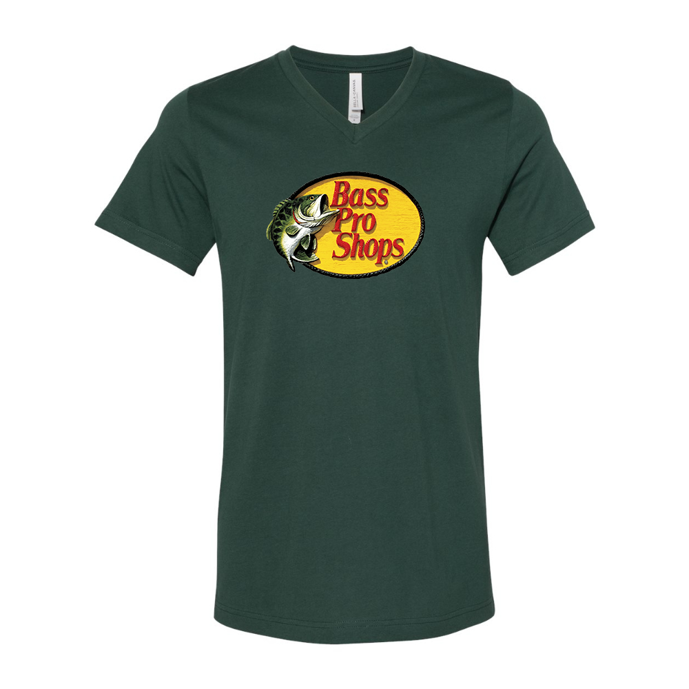 Bass Pro Shops Logo BELLA  CANVAS - Jersey V-Neck T-Shirt