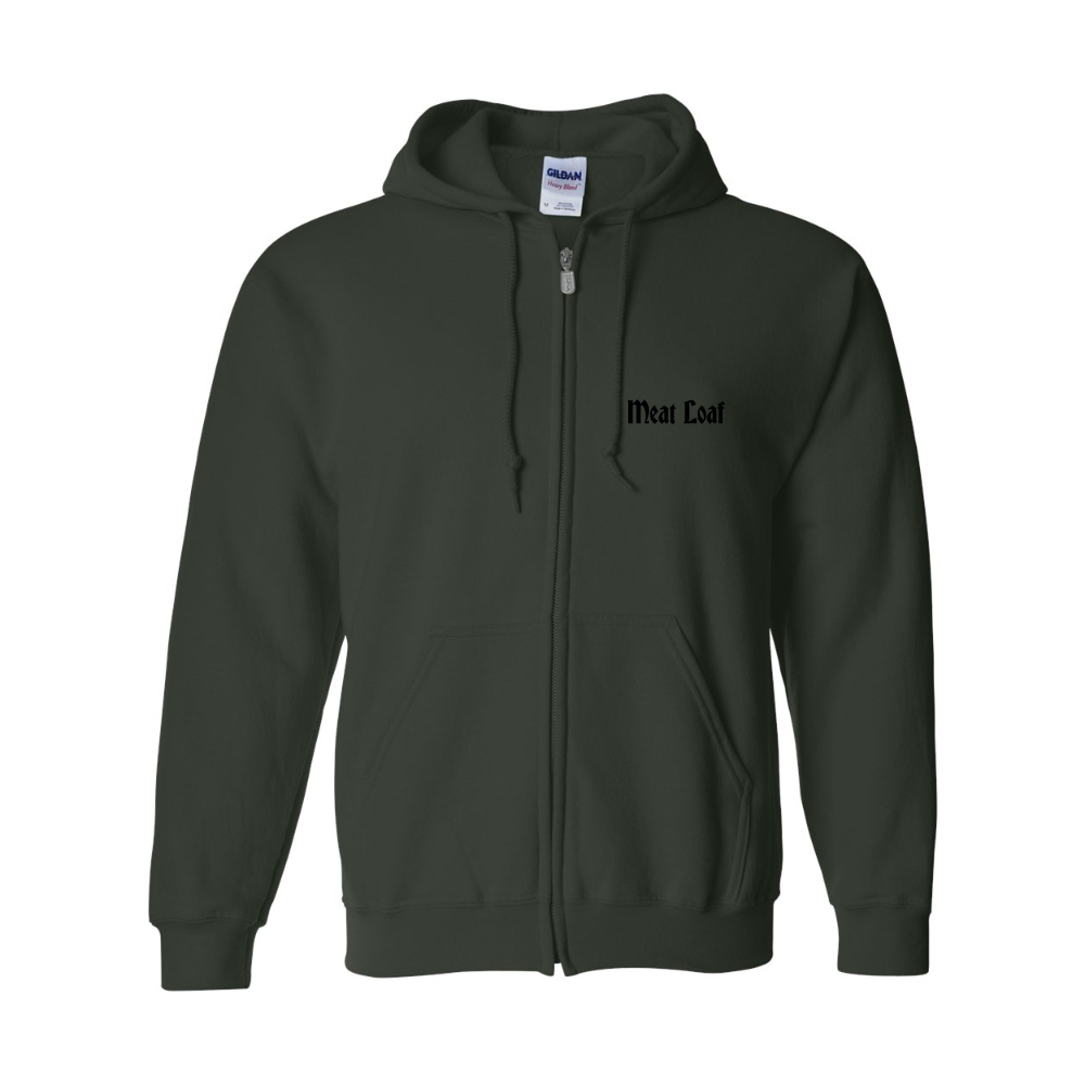 Men's Meat Loaf  Gildan  Heavy Blend Full Zip Hooded Sweatshirt