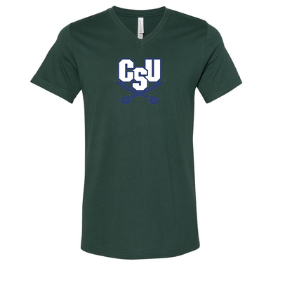 CSU Buccaneers   BELLA  CANVAS - Jersey V-Neck T-Shirt