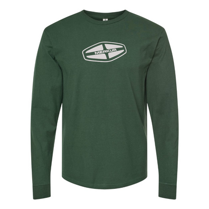 Men's Merkur Logo Cotton Long Sleeve T-Shirt