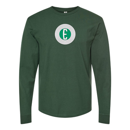 Men's Edsel Logo Cotton Long Sleeve T-Shirt