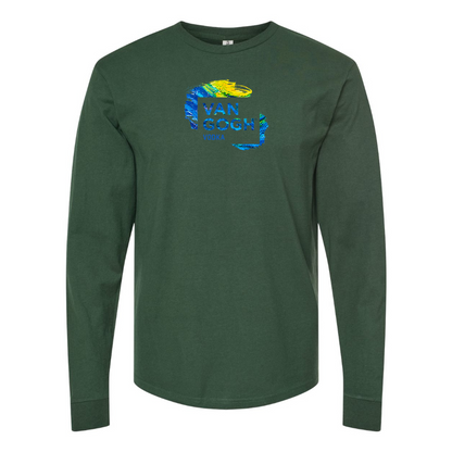 Men's Van Gogh Logo Cotton Long Sleeve T-Shirt