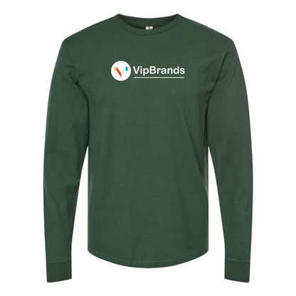 Men's VipBrands  Logo Cotton Long Sleeve T-Shirt
