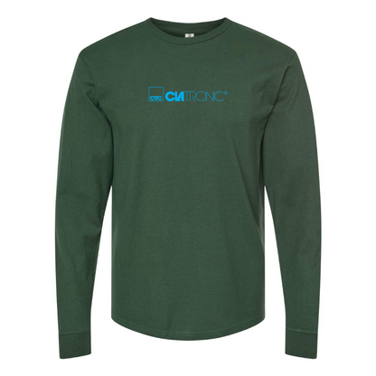 Men's Clatronic Logo Cotton Long Sleeve T-Shirt