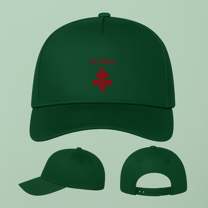 FC Metz Soccer Logo Five Panel Twill Snapback Cap