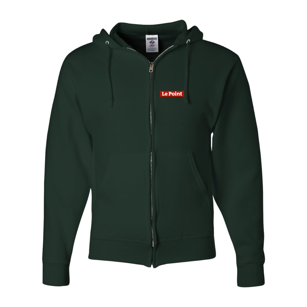 Men's Le Point JERZEES NuBlend Full-Zip Hooded Sweatshirt
