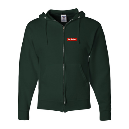 Men's Le Point JERZEES NuBlend Full-Zip Hooded Sweatshirt