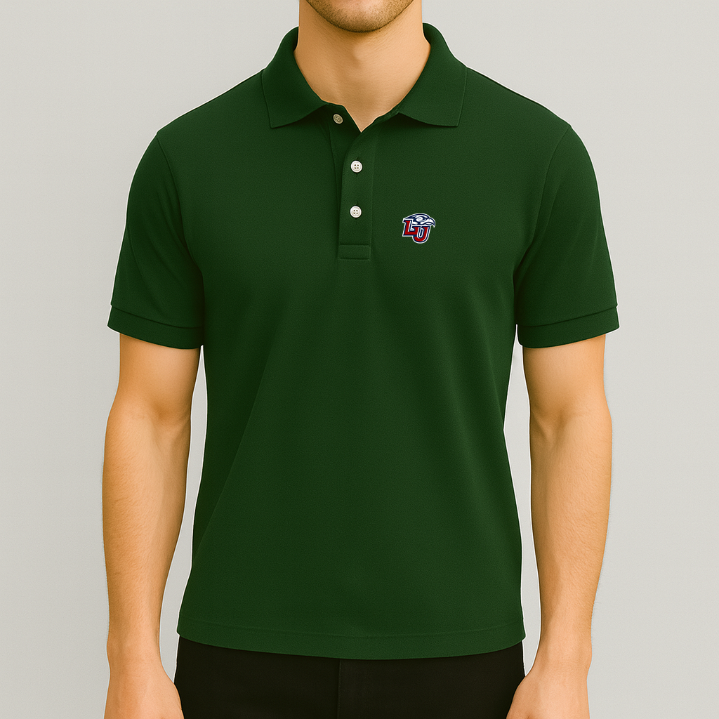 Men's Liberty Flames Logo Dry Blend Polo