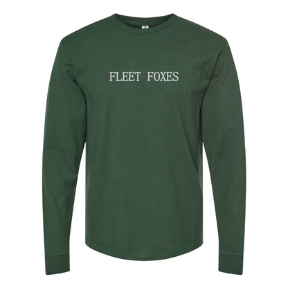 Men's Fleet Foxes Cotton Long Sleeve T-Shirt