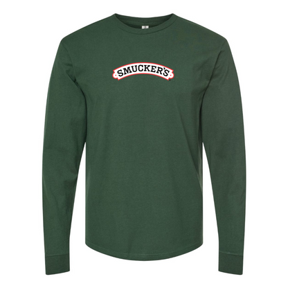 Men's Smucker's Logo Cotton Long Sleeve T-Shirt