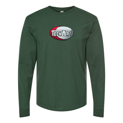 Men's TechArt Logo Cotton Long Sleeve T-Shirt