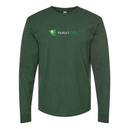 Men's Navitel Logo Cotton Long Sleeve T-Shirt