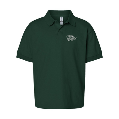 Youth Creedence Clearwater Revival Gildan Dry Blend Jersey Polo