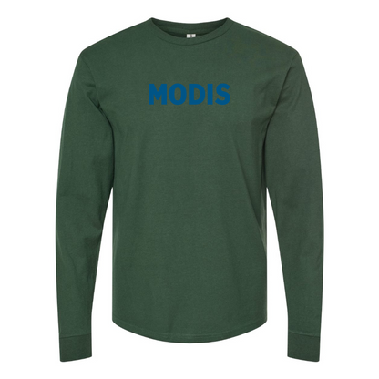 Men's Modis Logo Cotton Long Sleeve T-Shirt