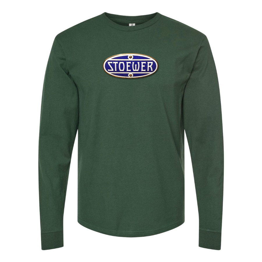 Men's Stoewer Logo Cotton Long Sleeve T-Shirt