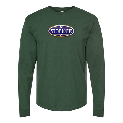 Men's Stoewer Logo Cotton Long Sleeve T-Shirt