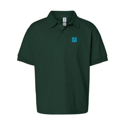 Youth CoOp Gildan Dry Blend Jersey Polo