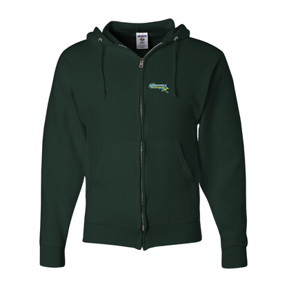 Men's CSU-Bakersfield Roadrunners JERZEES NuBlend Full-Zip Hooded Sweatshirt