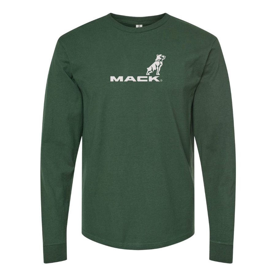 Men's Mack Logo Cotton Long Sleeve T-Shirt