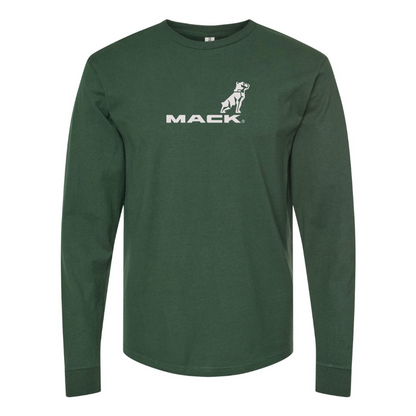 Men's Mack Logo Cotton Long Sleeve T-Shirt