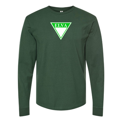 Men's Elva Logo Long Sleeve T-Shirt