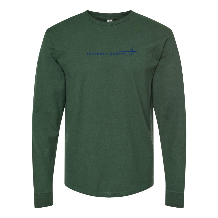 Men's  Lockheed Martin  Logo Cotton Long Sleeve T-Shirt