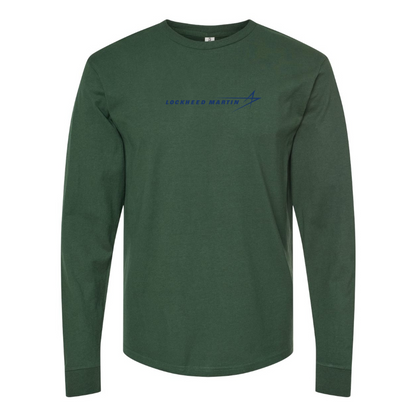 Men's  Lockheed Martin  Logo Cotton Long Sleeve T-Shirt