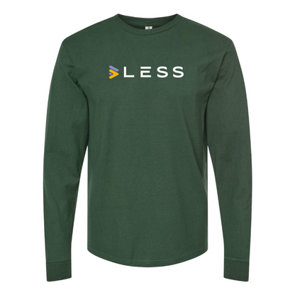 Men's LOGO LESS Logo Cotton Long Sleeve T-Shirt