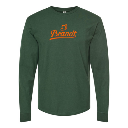 Men's Brandt Zwieback  Logo Cotton Long Sleeve T-Shirt