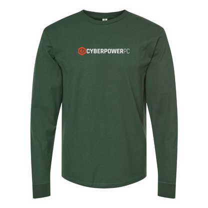 Men's CyberPowerPC Logo Cotton Long Sleeve T-Shirt