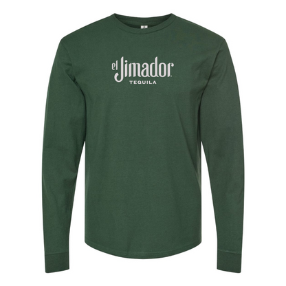 Men's El Jimador Logo Cotton Long Sleeve T-Shirt