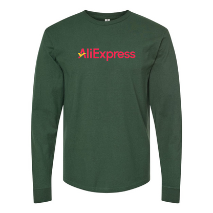Men's AliExpress Logo Long Sleeve T-Shirt