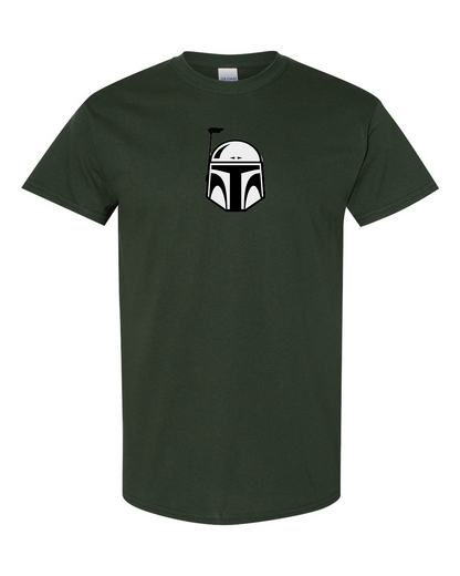 Men's Star Wars Boba Fett Helmet Gildan Heavy Cotton T-Shirt