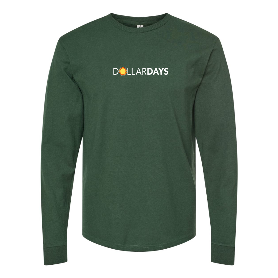 Men's Dollar Days Logo Cotton Long Sleeve T-Shirt