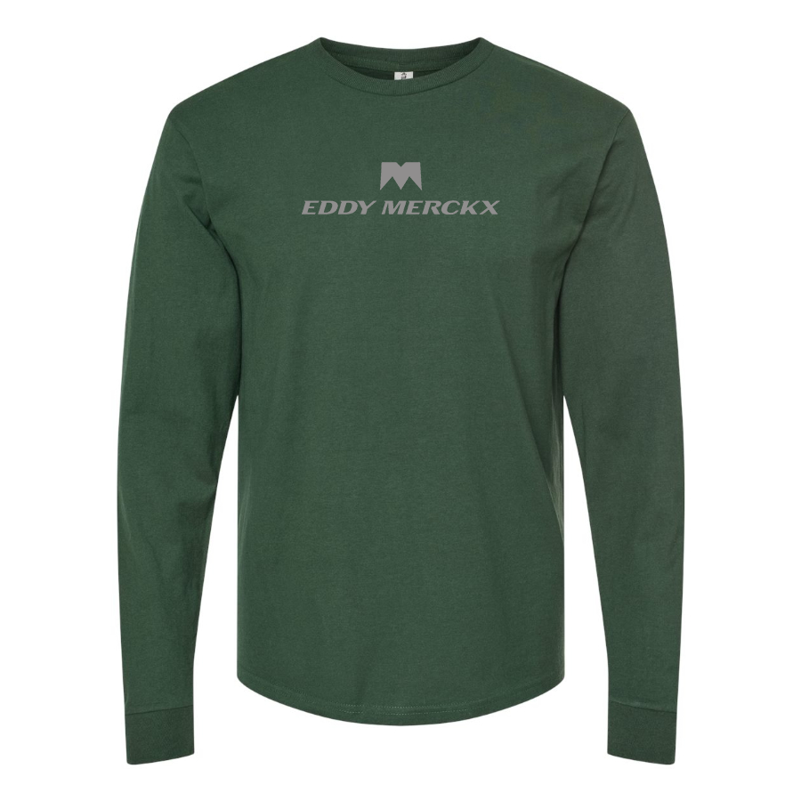 Men's Eddy Merckx Logo Cotton Long Sleeve T-Shirt
