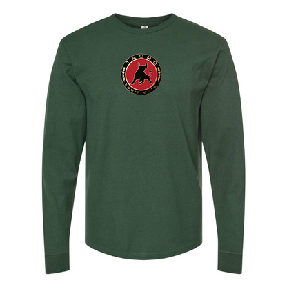 Men's Tauro Sport Auto Logo Cotton Long Sleeve T-Shirt
