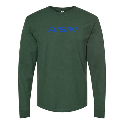 Men's Aisin Logo Cotton Long Sleeve T-Shirt