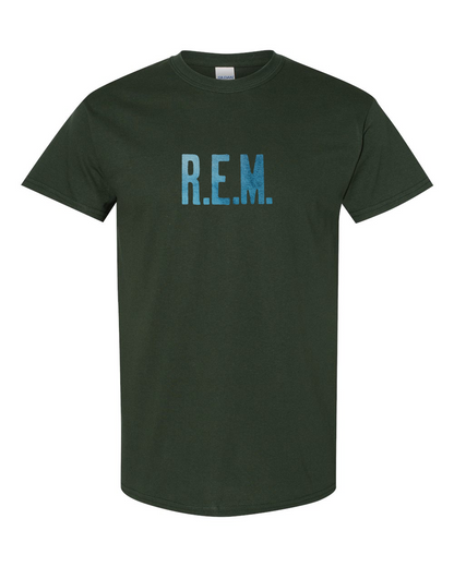 Men's R.E.M. Blue Gildan Heavy Cotton T-Shirt