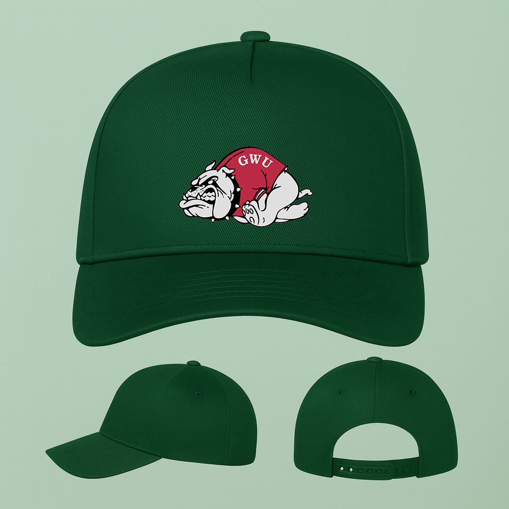 Gardner Webb Bulldogs Logo Five Panel Twill Snapback Cap