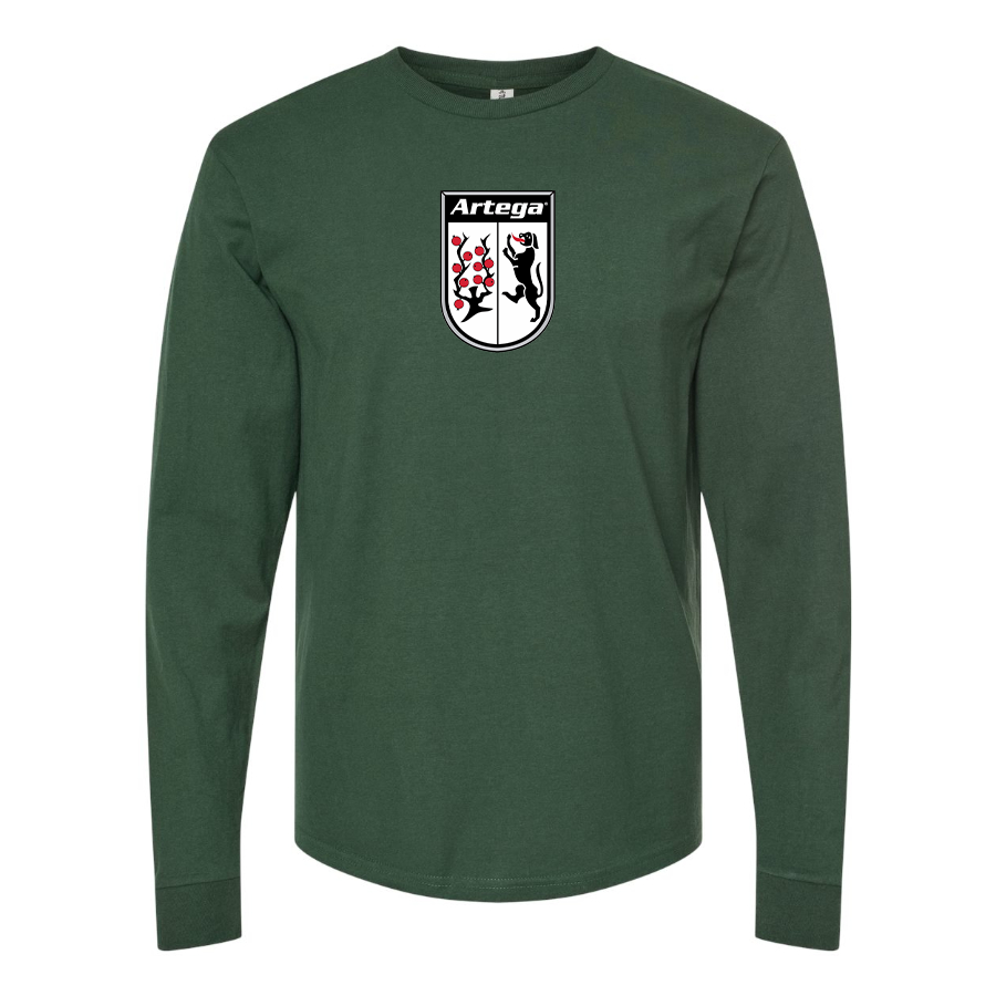 Men's Artega Logo Cotton Long Sleeve T-Shirt