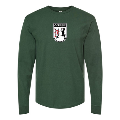 Men's Artega Logo Cotton Long Sleeve T-Shirt