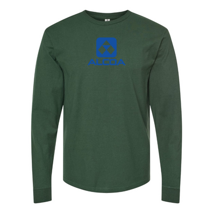 Men's Alcoa Logo Cotton Long Sleeve T-Shirt