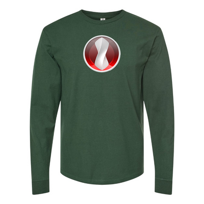 Men's Devon Motorworks Logo Cotton Long Sleeve T-Shirt