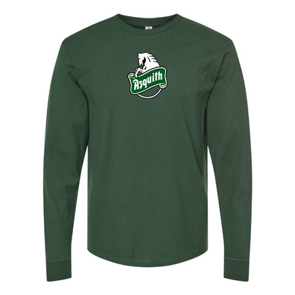 Men's Asquith Logo Cotton Long Sleeve T-Shirt