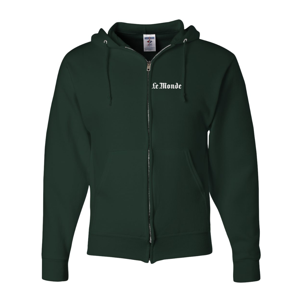 Men's Le Monde JERZEES NuBlend Full-Zip Hooded Sweatshirt