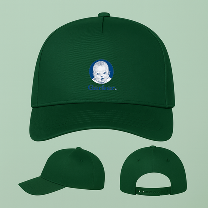 George Gerber Life Insurance Logo Five Panel Twill Snapback Cap
