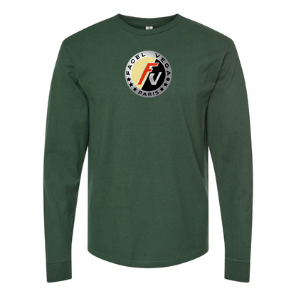 Men's Facel Vega Logo Cotton Long Sleeve T-Shirt