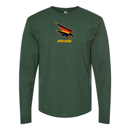 Men's Adelaide Crows  Logo Cotton Long Sleeve T-Shirt