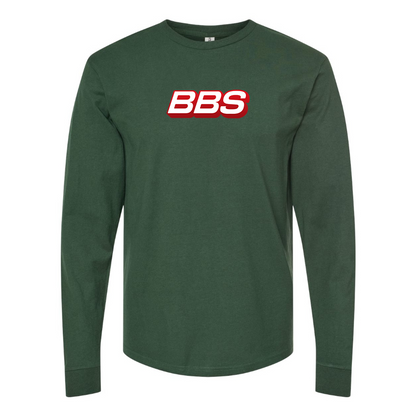 Men's BBS Logo Cotton Long Sleeve T-Shirt